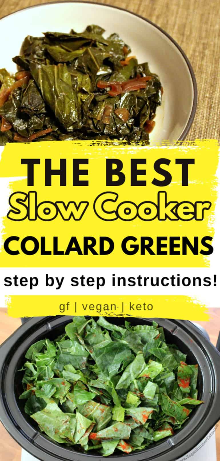 Slow Cooker Vegan Collard Greens Recipe