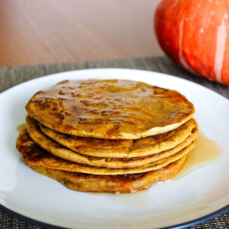 Vegan Pumpkin Carrot Pancakes