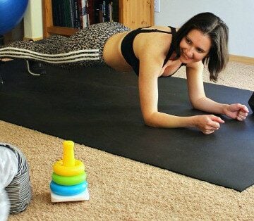 Mom fitness in the first year after having a baby