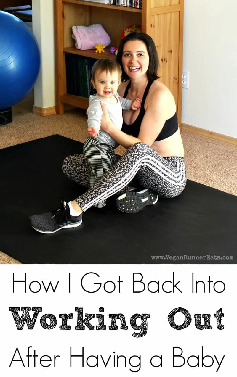 Working out after having a baby - my fitness journey in the first year of motherhood