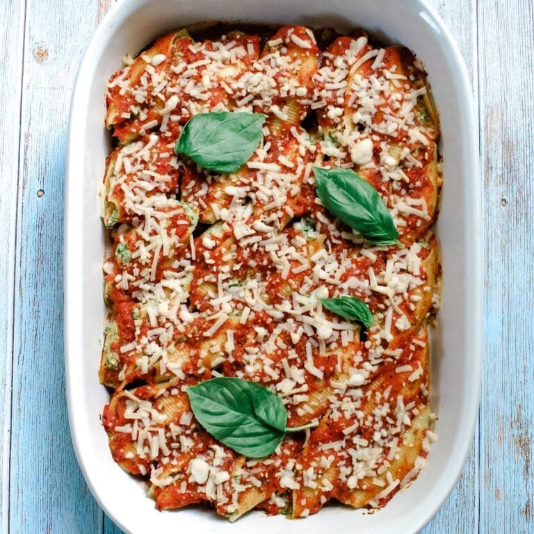 The Best Vegan Stuffed Shells Recipe