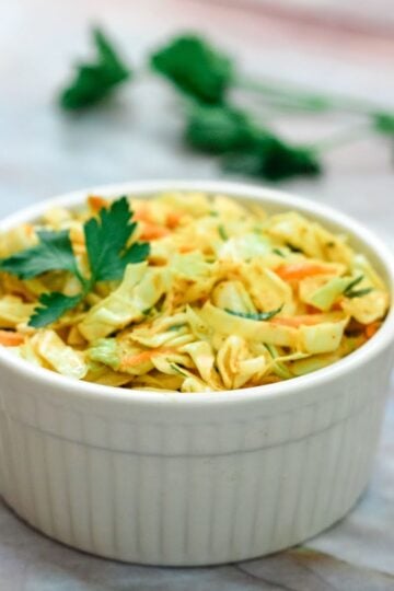 Easy Vegan Chipotle Coleslaw
