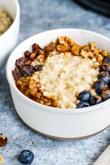 Easy 3-Ingredient Instant Pot Steel Cut Oatmeal