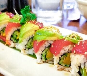 Vegan sushi in San Diego at NoW Sushi