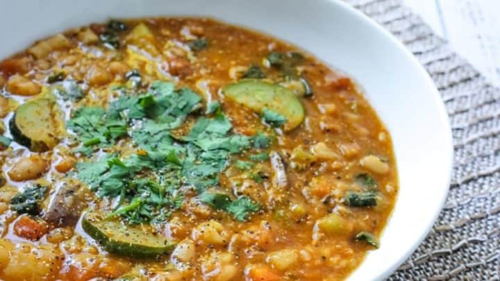 Vegan Instant Pot Minestrone Soup-image