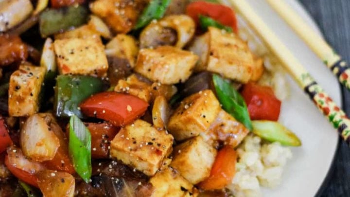 Easy Szechuan Tofu and Peppers-image
