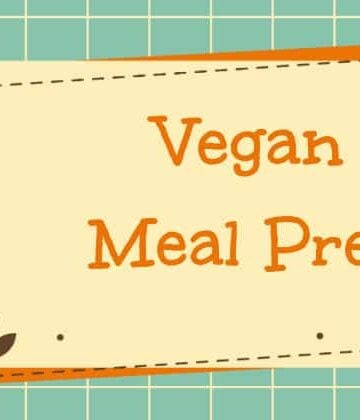 Vegan Meal Prep Sign
