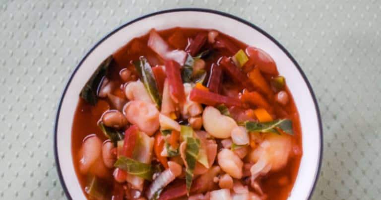 Russian style vegan borscht recipe