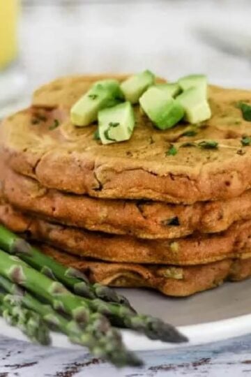 Savory Vegan Chickpea Flour Pancakes (Vegan, Gluten-free)