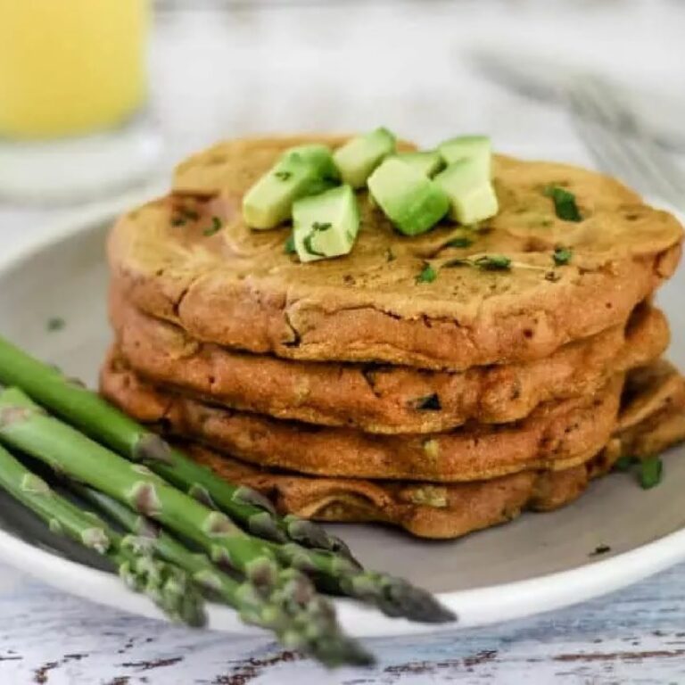 Savory Vegan Chickpea Flour Pancakes (Vegan, Gluten-free)