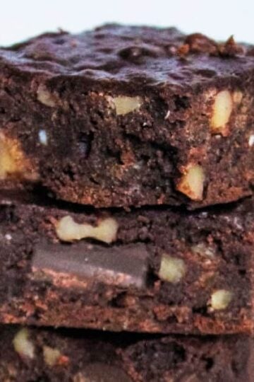 Eggless fudgy brownie recipe vegan