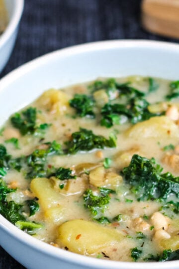 Vegan Zuppa Toscana Instant Pot Recipe Dairy Free