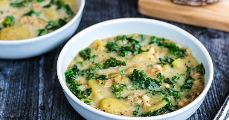 Vegan Zuppa Toscana Instant Pot Recipe Dairy Free