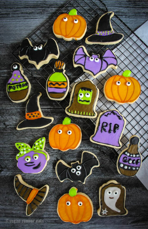 The BEST Vegan Halloween Cookies (Dairy Free + Egg Free)