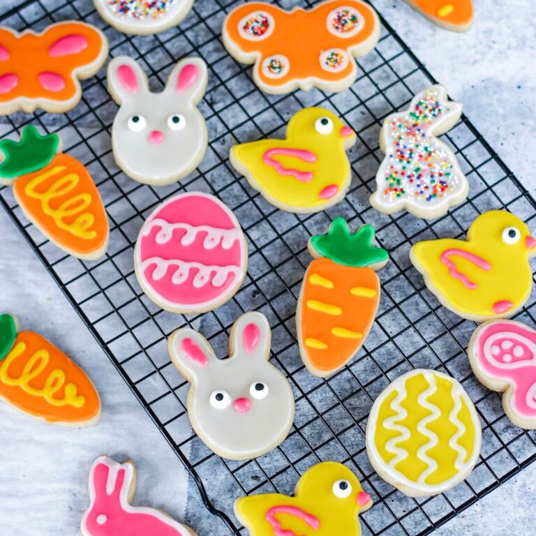 The Best Vegan Easter Cookies with Simple Sugar Icing