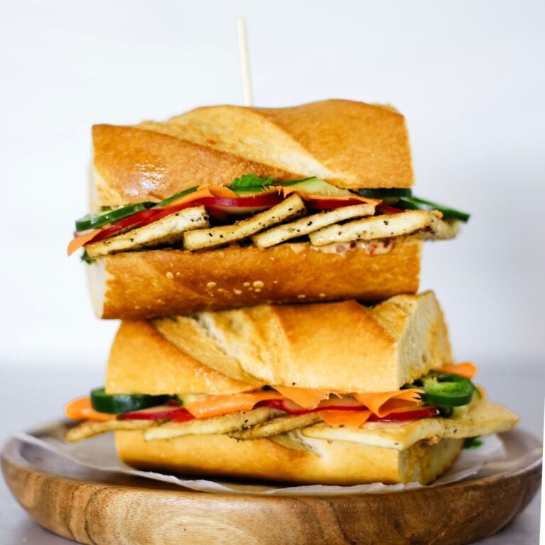 Our Family's Favorite Vegan Tofu Banh Mi Sandwich