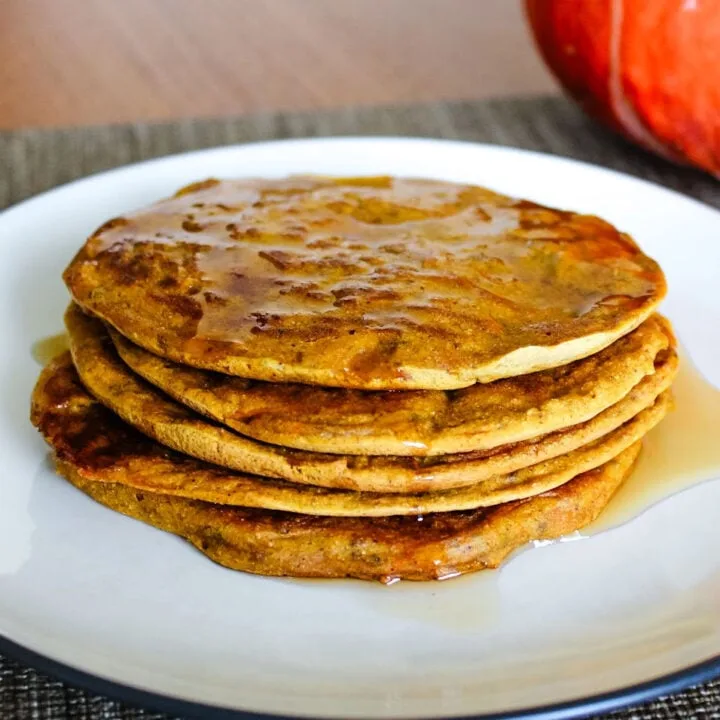 Vegan pumpkin carrot pancakes recipe