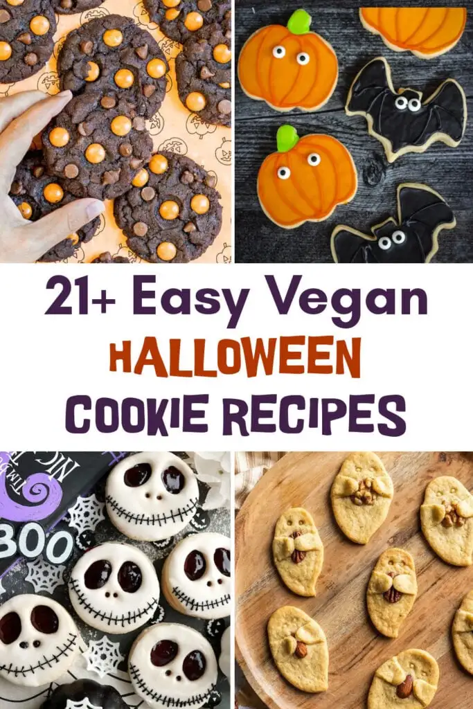 Easy vegan Halloween cookie recipes