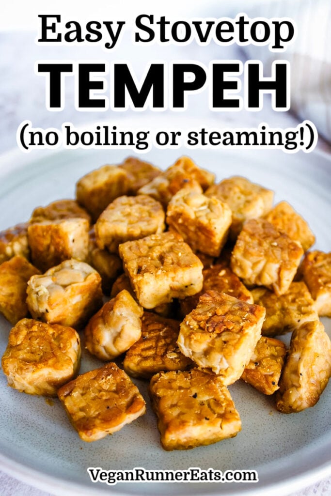 Easy stovetop tempeh recipe no boiling or steaming