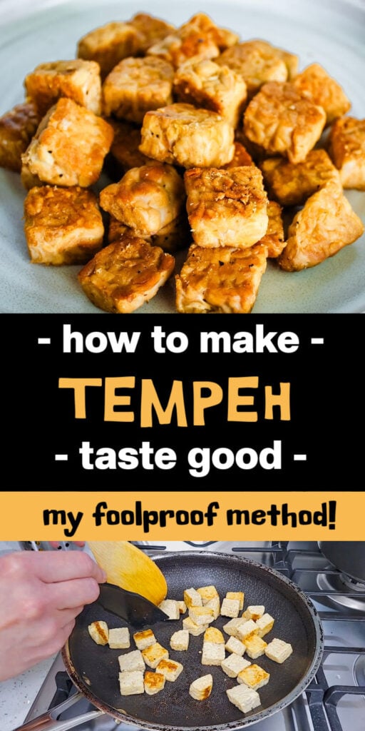 How to make tempeh taste good - my foolproof cooking method on stove top
