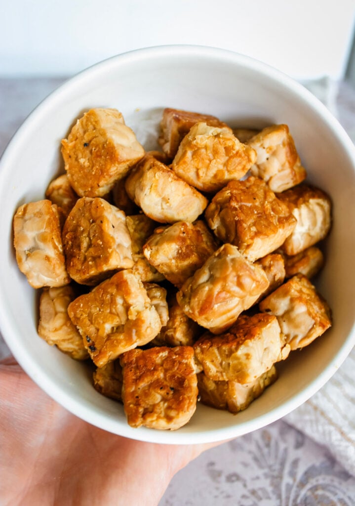 Easy tempeh recipe for any dish - no boiling or steaming